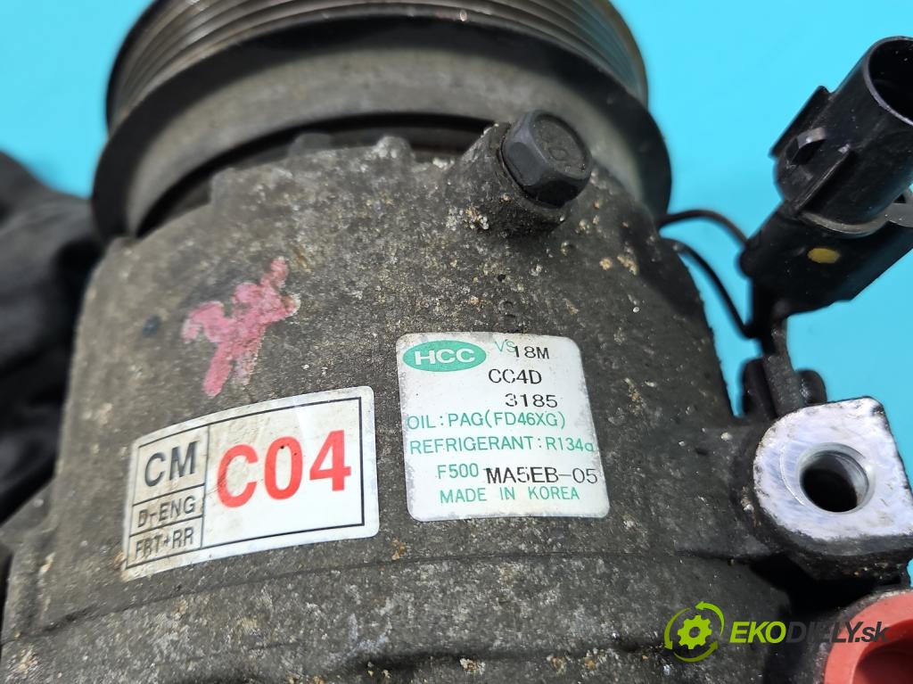 Hyundai Santa Fe II 2006-2012 2.2 CRDI 150 HP automatic 110 kW 2188 cm3 5- Kompresor: klimatizácie F500-MA5EB-05 (Kompresor klimatizácie)