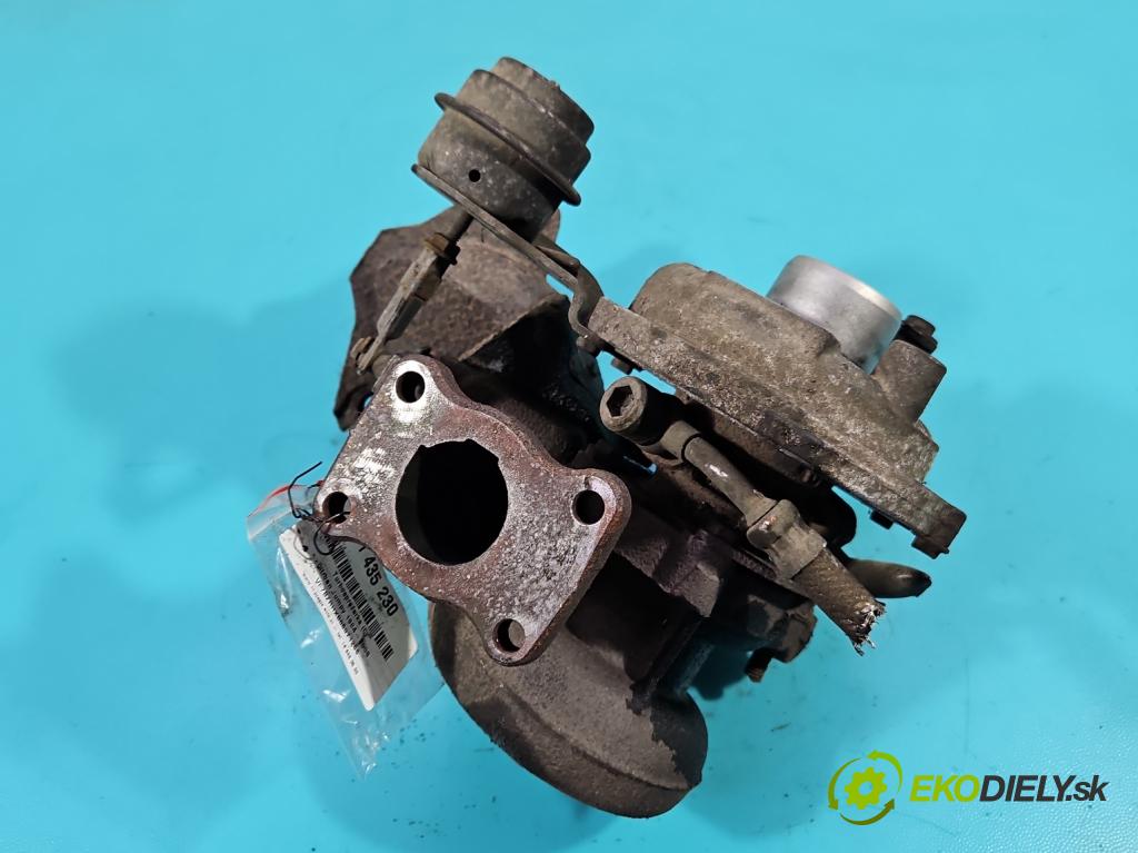 Citroen Jumpy 1994-2006 2.0 hdi 94 hp manual 69 kW 1997 cm3 5- Turbodmychadlo 706978-1 (Turbodúchadla (kompletní))