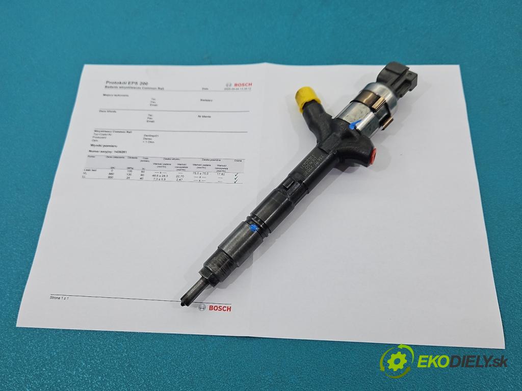 Toyota Corolla Verso I 2001-2004 2.0 D4D 90 HP manual 66 kW 1995 cm3 5- vstrek 23670-27020 (Vstrekovač paliva)