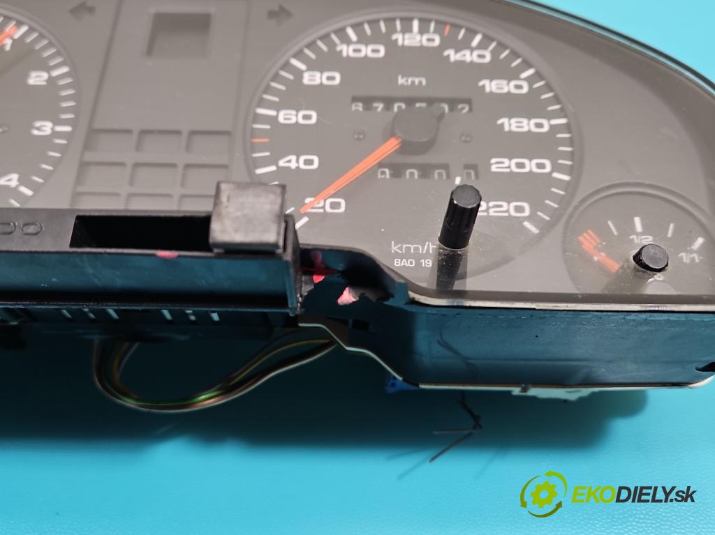 Audi 80 B4 1991-1994 2.0 90 HP manual 66 kW 1984 cm3 4- prístrojovka/ budíky 8A0919033AS (Prístrojová doska, displej)