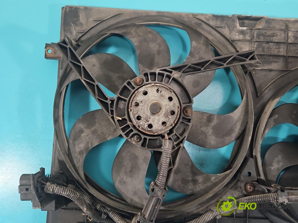 Seat Leon I 1999-2005 1.9 tdi 90 HP manual 66 kW 1896 cm3 5- Ventilátor chladiča 1J0121207M