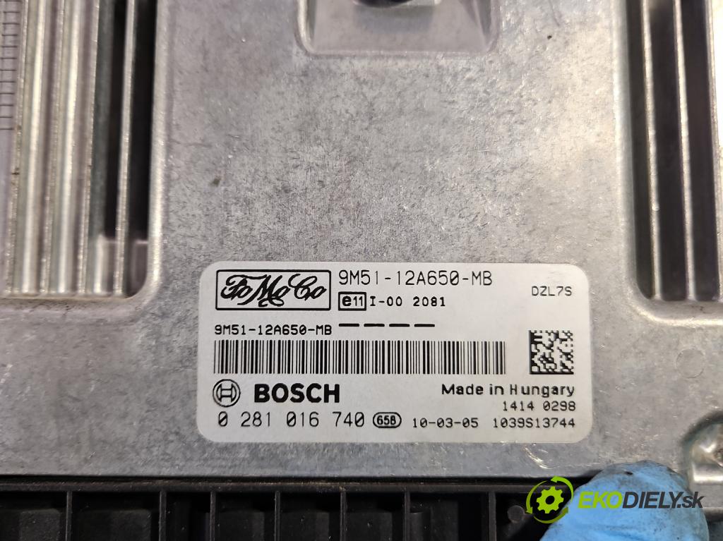 Ford Focus Mk2 2004-2011 1.6 tdci 109 HP manual 80 kW 1560 cm3 5- riadiaca jednotka motora 9M51-12A650-MB