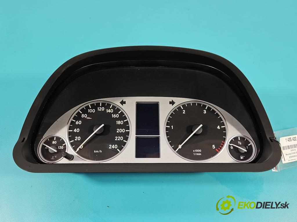 Mercedes B W245 2005-2011 2.0 cdi 140 HP automatic 103 kW 1992 cm3 5- prístrojovka/ budíky 1031098110 (Prístrojová doska, displej)