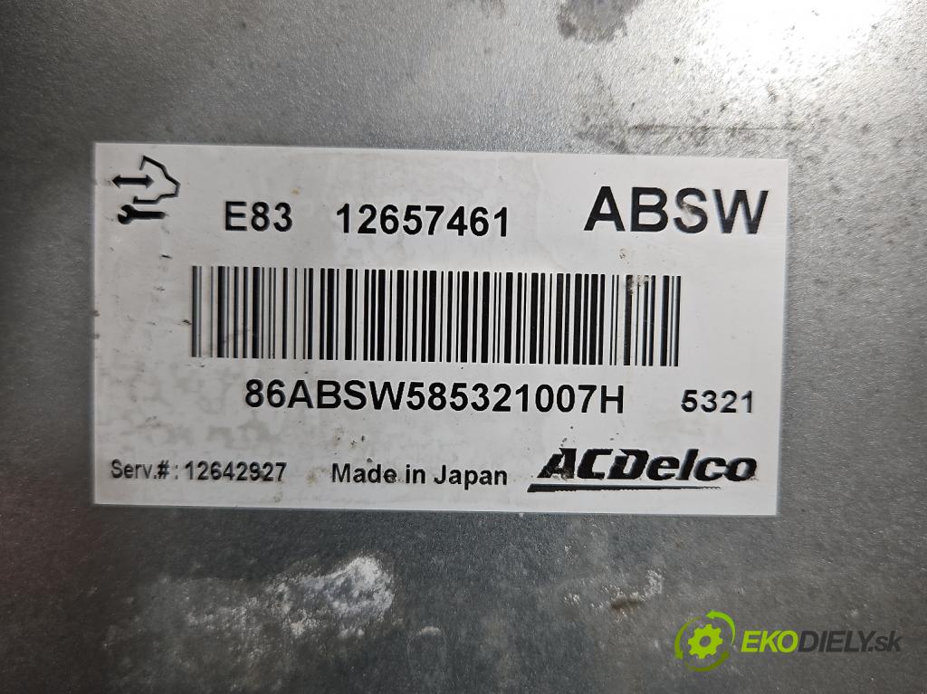 Opel Corsa E 2014-2019 1.4 16V 75 HP manual 55 kW 1398 cm3 3- riadiaca jednotka motora 12657461