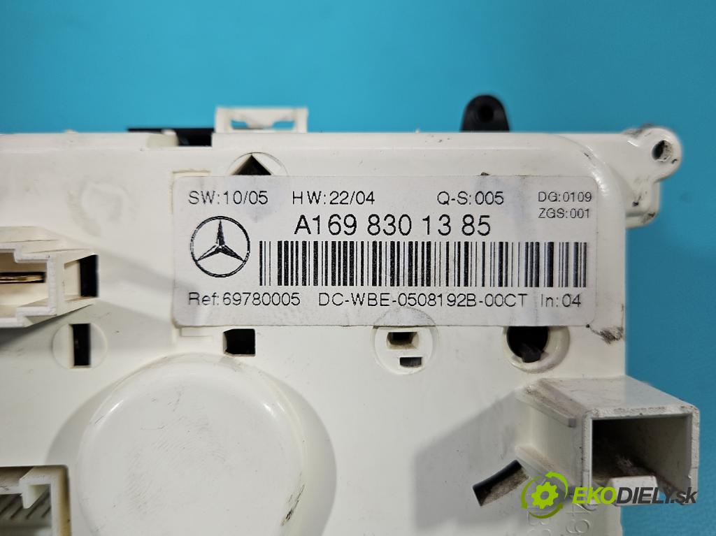 Mercedes B W245 2005-2011 2.0 cdi 140 hp automatic 103 kW 1992 cm3 5- palubní deska panel topení A1698301385