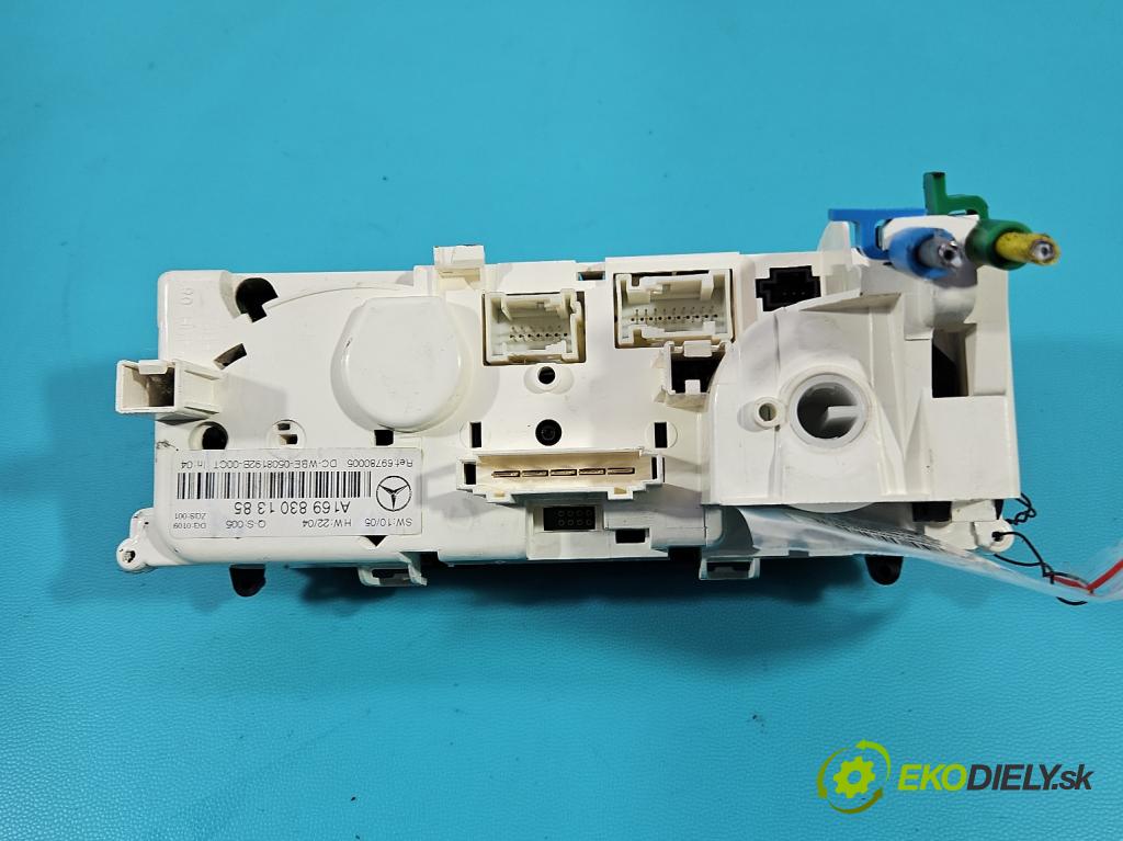 Mercedes B W245 2005-2011 2.0 cdi 140 hp automatic 103 kW 1992 cm3 5- palubní deska panel topení A1698301385