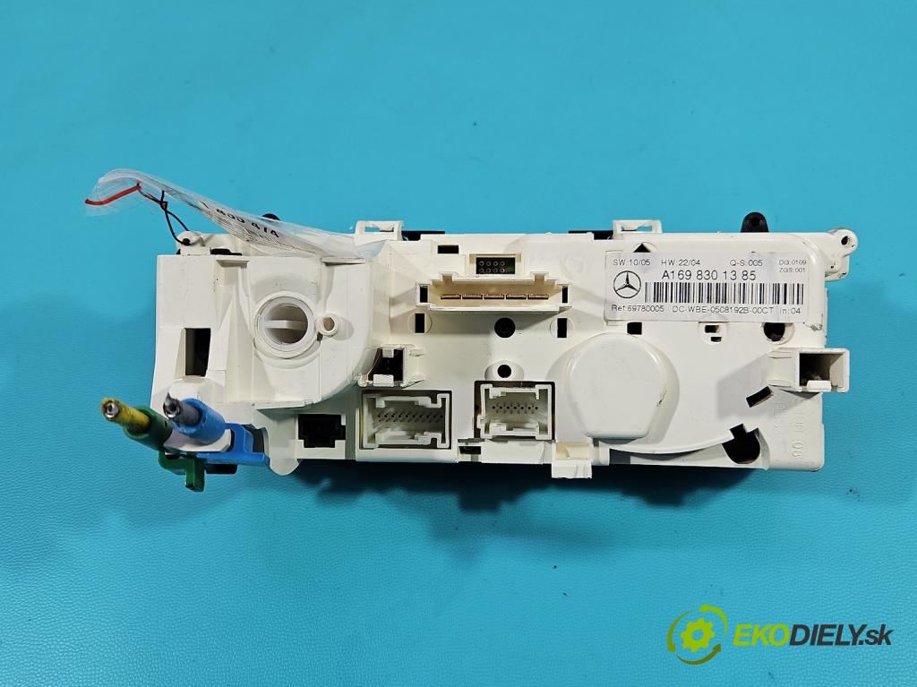 Mercedes B W245 2005-2011 2.0 cdi 140 hp automatic 103 kW 1992 cm3 5- palubní deska panel topení A1698301385