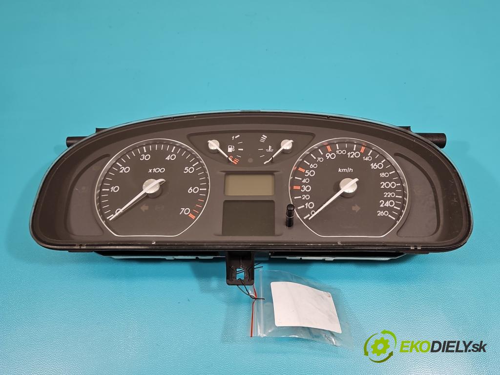Renault Laguna II 2001-2007 2.0 16V 140 HP manual 103 kW 1998 cm3 5- prístrojovka/ budíky 8200263353 (Prístrojová doska, displej)