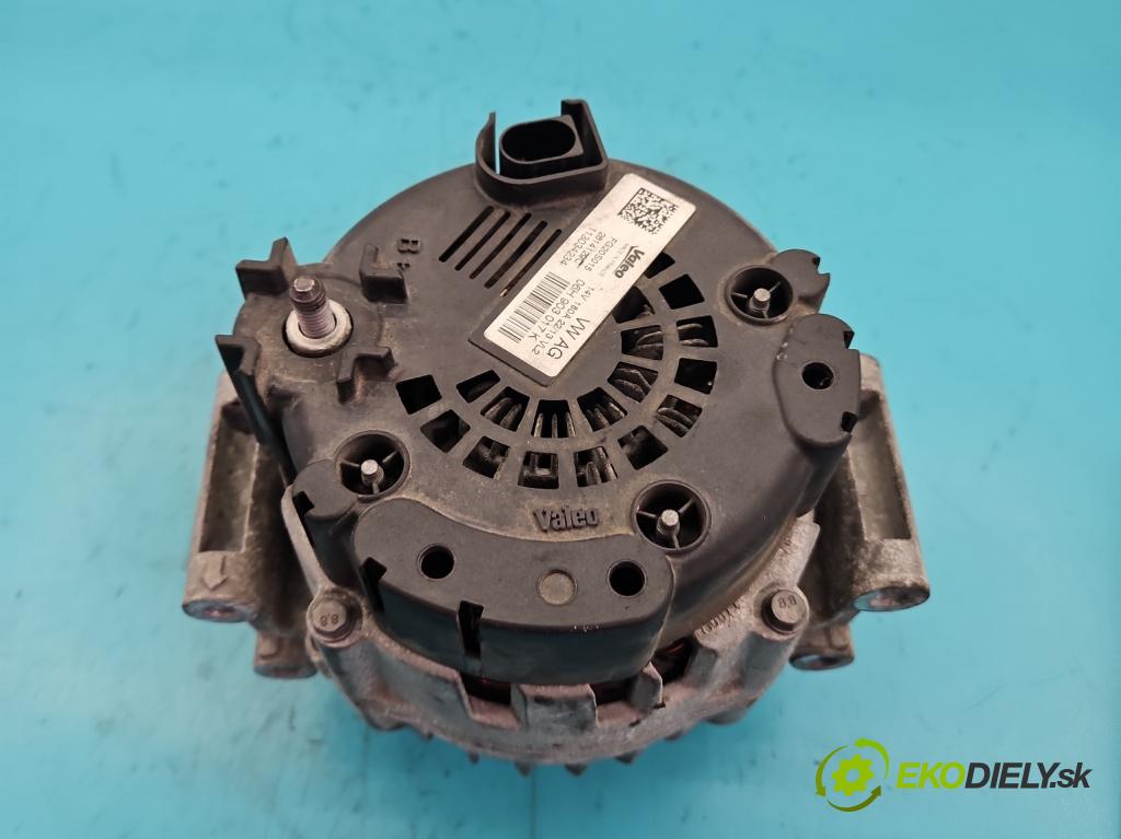 Audi A4 B8 2007-2015 2.0 TFSI 211KM automatic 155 kW 1984 cm3 5- Alternator 06H903017K (Alternátor)