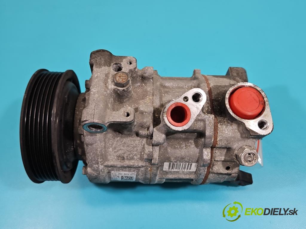 Audi A4 B8 2007-2015 2.0 TFSI 211KM automatic 155 kW 1984 cm3 5- Kompresor: klimatizácie 8T0260805E (Kompresor klimatizácie)