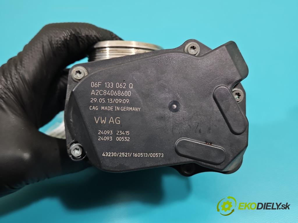 Audi A4 B8 2007-2015 2.0 TFSI 211KM automatic 155 kW 1984 cm3 5- škrticí klapka 06F133062Q (Škrticí klapky)