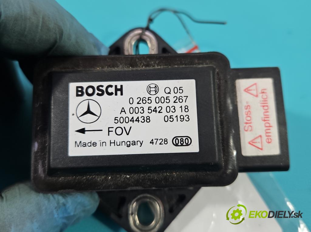 Mercedes B W245 2005-2011 2.0 cdi 140 hp automatic 103 kW 1992 cm3 5- snímač ESP 0265005267