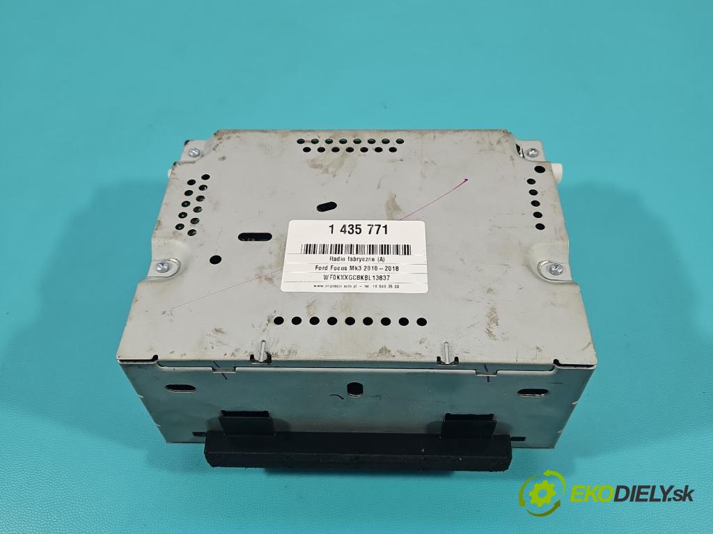Ford Focus Mk3 2010-2018 1.6 16V 105 HP manual 77 kW 1596 cm3 5- Radio originál BM5T-18C815-DF