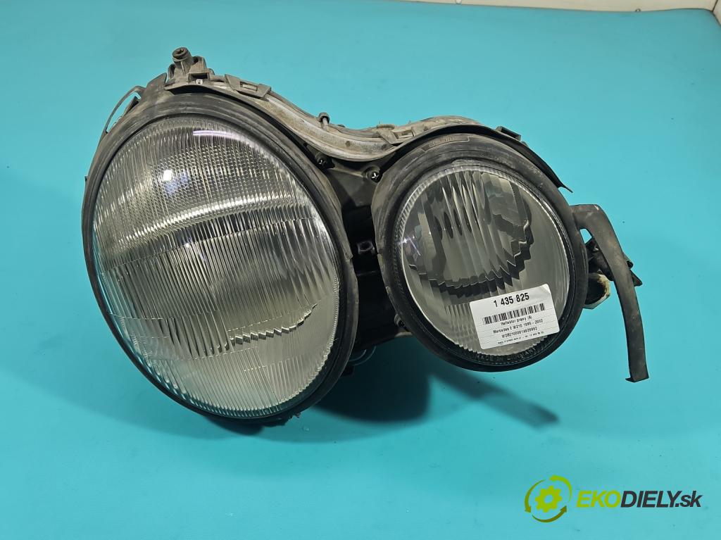 Mercedes E W210 1995-2002 2.2 cdi 125 HP manual 92 kW 2151 cm3 4- Reflektor: pravý  (Svetlo predné pravé)