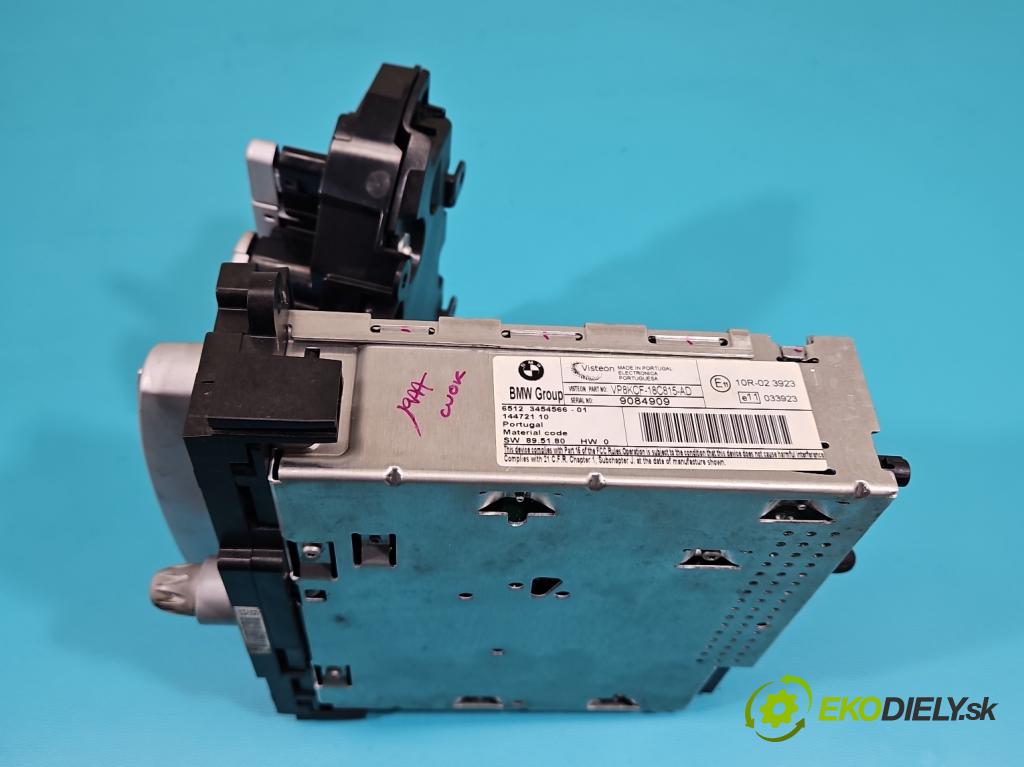 Mini One II 2006-2013 1.4 16V 95 HP manual 70 kW 1397 cm3 3- Radio originál 3454566