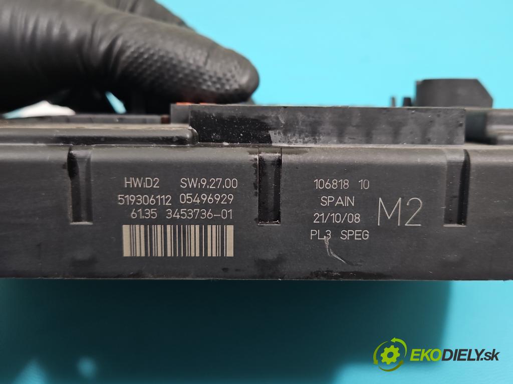 Mini One II 2006-2013 1.4 16V 95 hp manual 70 kW 1397 cm3 3- skříňka pojistková 3453736 (Pojistkové skříňky)