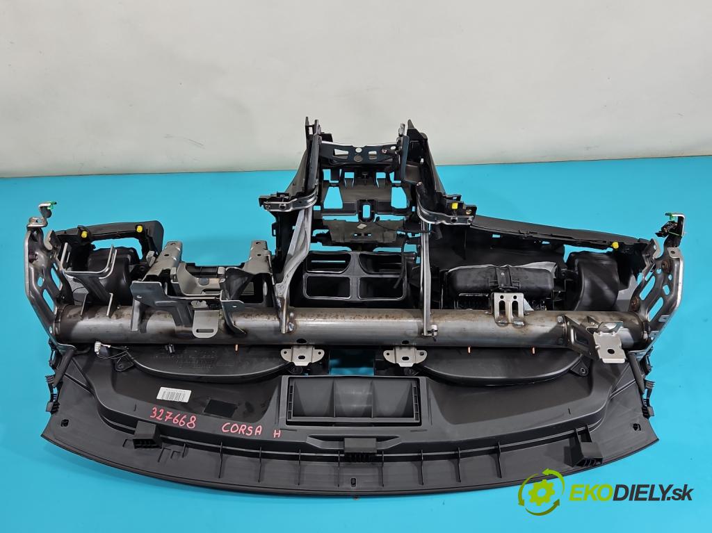 Opel Corsa E 2014-2019 1.4 16V 75 HP manual 55 kW 1398 cm3 3- kokpit,pristrojová doska rozdeľovacia