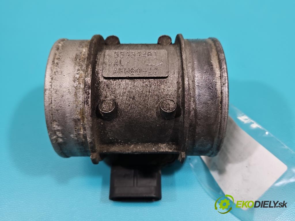 Fiat Croma II 2005-2010 2.2 16V 147 HP manual 108 kW 2198 cm3 5- průtokoměr: 12579352 (Váha vzduchu)