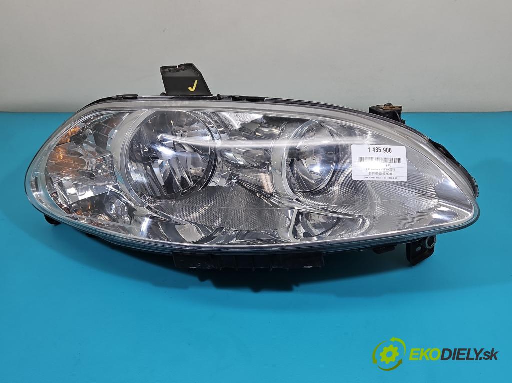 Fiat Croma II 2005-2010 2.2 16V 147 HP manual 108 kW 2198 cm3 5- Reflektor: pravý  (Pravé)
