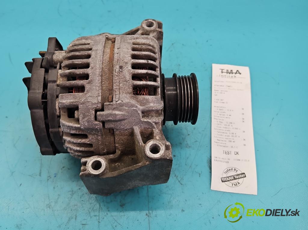 Fiat Croma II 2005-2010 2.2 16V 147 HP manual 108 kW 2198 cm3 5- Alternator 0124425036 (Alternátor)