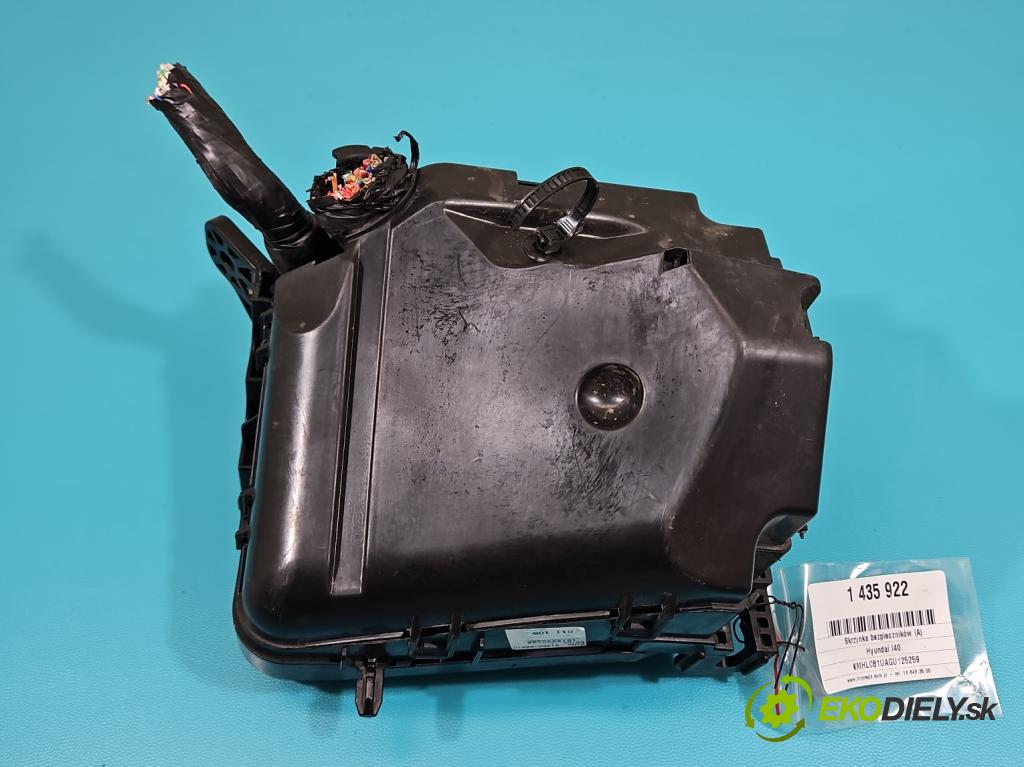 Hyundai I40 1.7 crdi 141 hp manual 104 kW 1685 cm3 5- skříňka pojistková 91951-3X160 (Pojistkové skříňky)