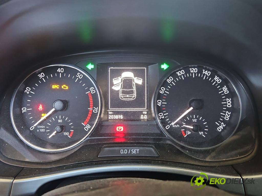Skoda Fabia III 2014- 2021 1.2 TSI 90 HP manual 66 kW 1197 cm3 5- prístrojovka/ budíky 6V0920740B (Prístrojová doska, displej)
