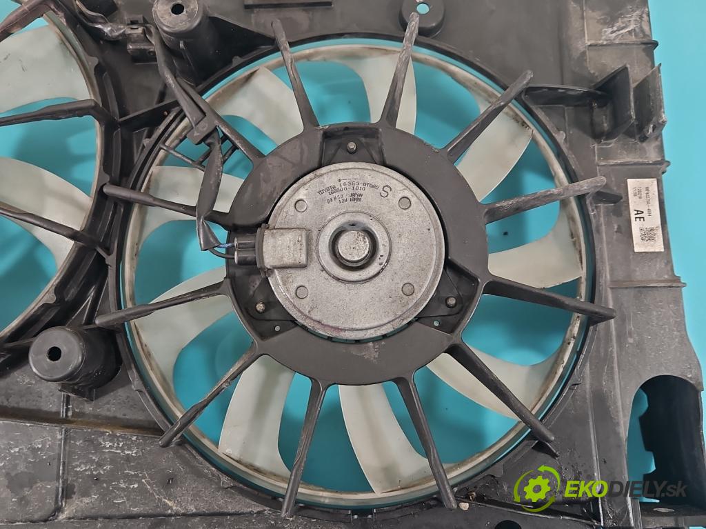 Toyota Auris I 2006-2013 1.8 16V 99 HP automatic 73 kW 1798 cm3 5- Ventilátor chladiča 16040-0T490