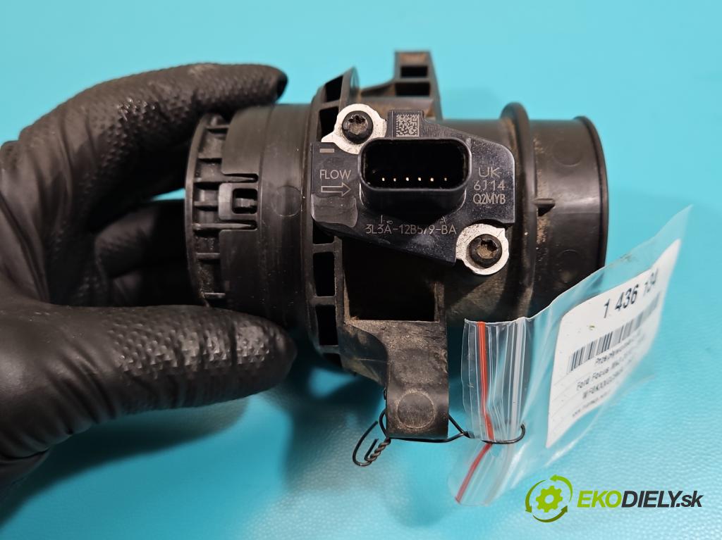 Ford Focus Mk3 2010-2018 1.6 16V 105 HP manual 77 kW 1596 cm3 5- průtokoměr: 3L3A-12B579-BA (Váha vzduchu)