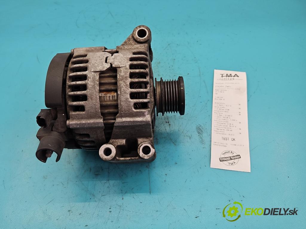 Mini One II 2006-2013 1.4 16V 95 HP manual 70 kW 1397 cm3 3- Alternator 0121615027 (Alternátor)