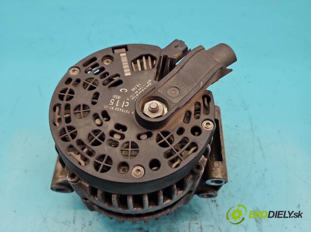 Mini One II 2006-2013 1.4 16V 95 HP manual 70 kW 1397 cm3 3- Alternator 0121615027 (Alternátor)