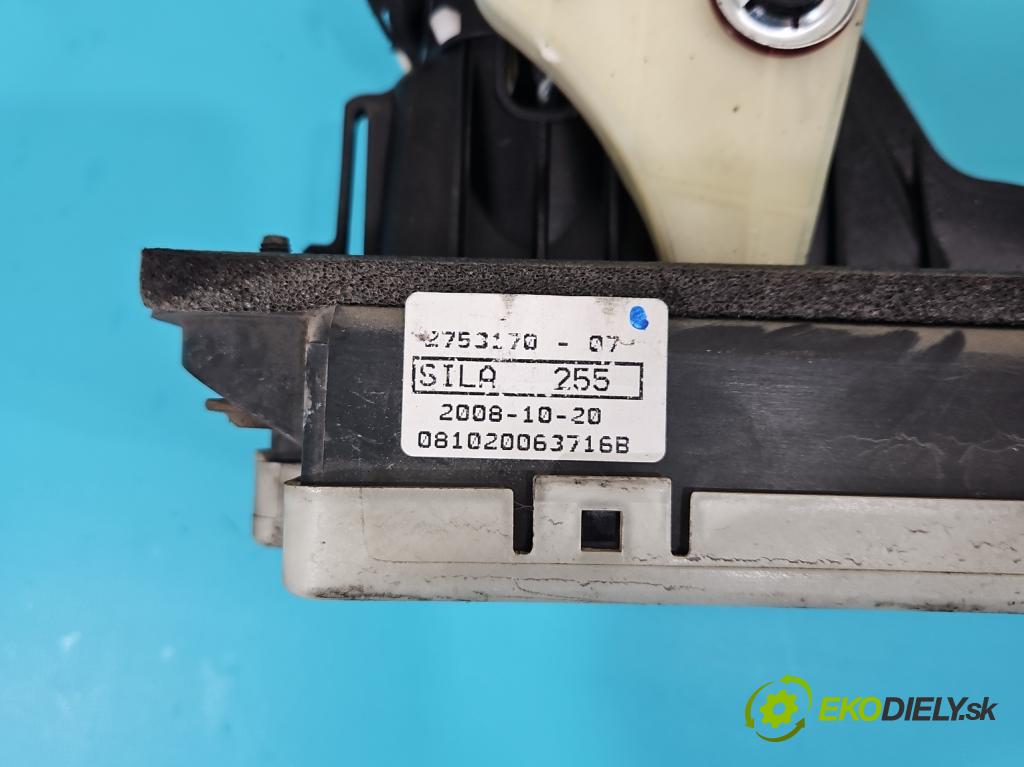 Mini One II 2006-2013 1.4 16V 95 HP manual 70 kW 1397 cm3 3- Páka: Změny: stupeň,rýchlosť 2753170-07 (Rýchlostná páka (kulisa))