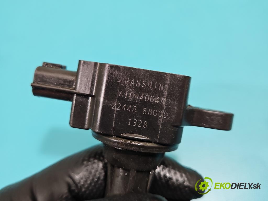 Nissan Almera tino 1.8 16V 114 HP manual 84 kW 1769 cm3 5- cievka zapaľovacia 22448-6N000 (Zapaľovacia cievka)