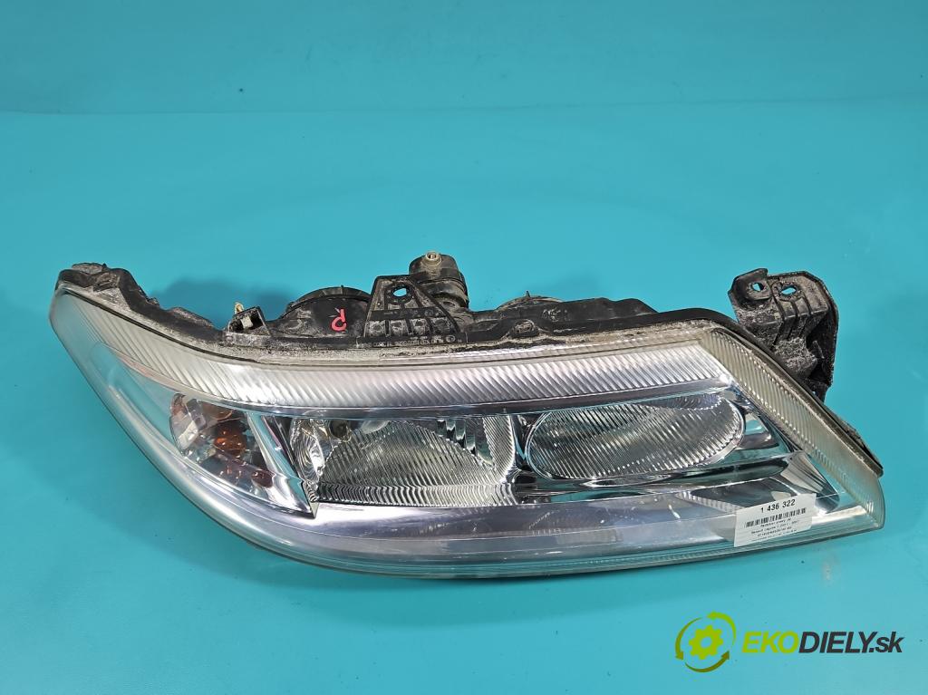 Renault Laguna II 2001-2007 2.0 16V 140 HP manual 103 kW 1998 cm3 5- Reflektor: pravý 8200002847 (Svetlo predné pravé)