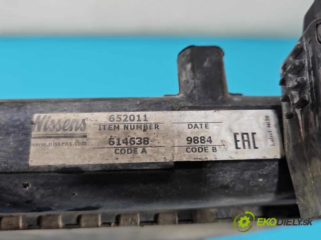 Vw Golf IV 1997-2003 1.6 SR 101 hp manual 74 kW 1598 cm3 5- Chladič vody 652011 (Chladiče vody)