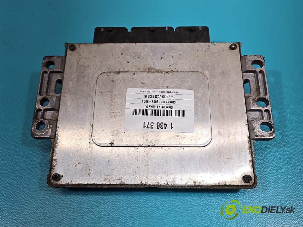 Citroen C3 I 2002-2009 1.4 8V 73 HP manual 54 kW 1360 cm3 5- riadiaca jednotka motora 9650825280