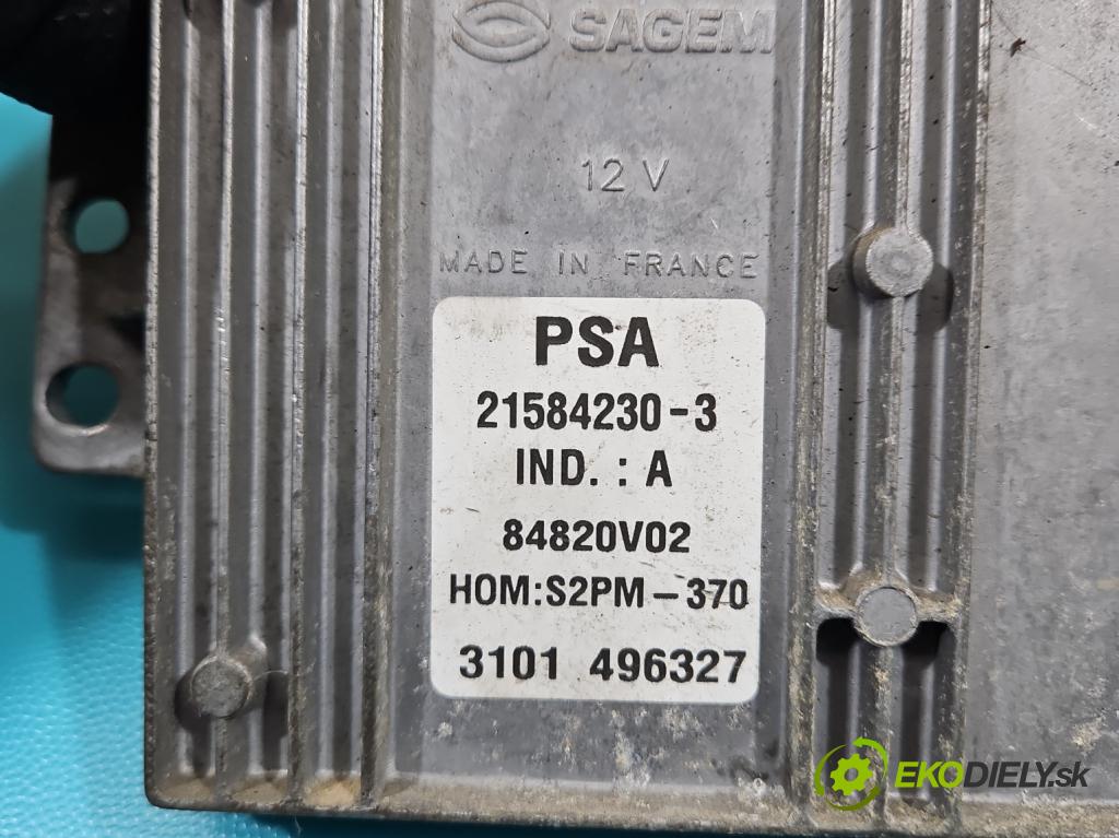 Citroen C3 I 2002-2009 1.4 8V 73 HP manual 54 kW 1360 cm3 5- riadiaca jednotka motora 9650825280