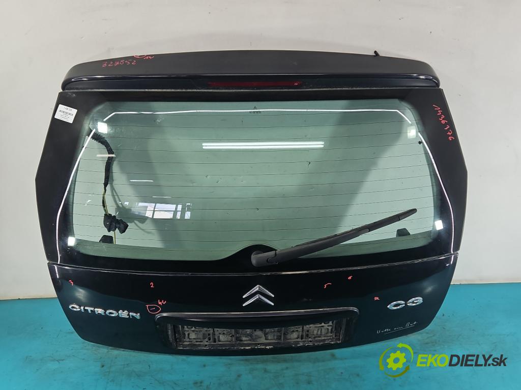 Citroen C3 I 2002-2009 1.4 8V 73 hp manual 54 kW 1360 cm3 5- zadní kufrové dveře  (Zadní kapoty)