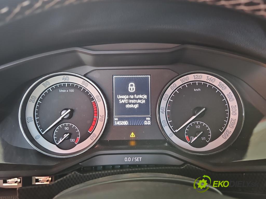 Skoda Superb III 2015-2024 1.8 TSI 179KM automatic 132 kW 1798 cm3 5- prístrojovka/ budíky 3V0920710A (Prístrojová doska, displej)