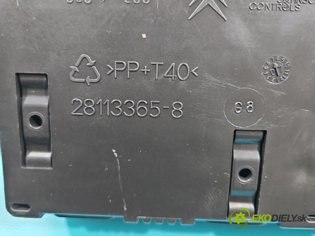 Citroen C4 Picasso I 2006-2013 2.0 hdi 136 HP automatic 100 kW 1997 cm3 5- prístrojovka/ budíky P9663789580-01 (Prístrojová doska, displej)