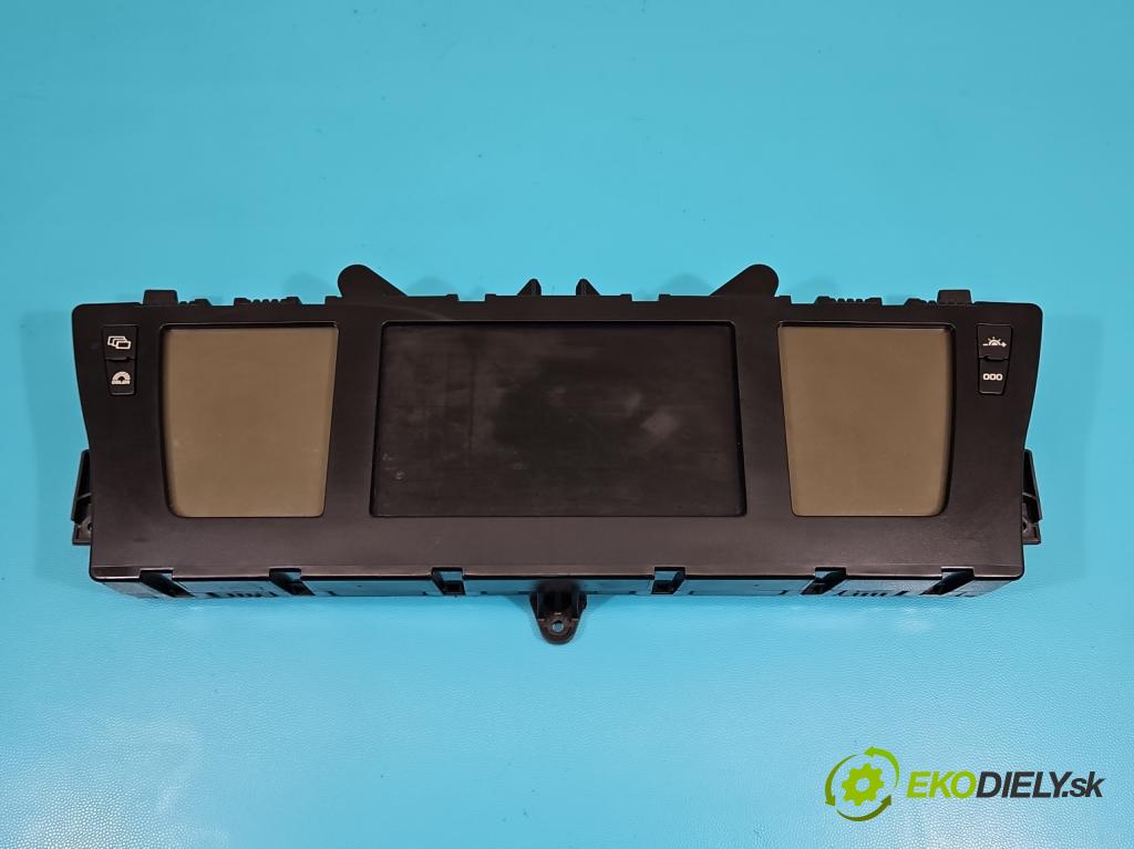 Citroen C4 Picasso I 2006-2013 2.0 hdi 136 HP automatic 100 kW 1997 cm3 5- prístrojovka/ budíky P9663789580-01 (Prístrojová doska, displej)
