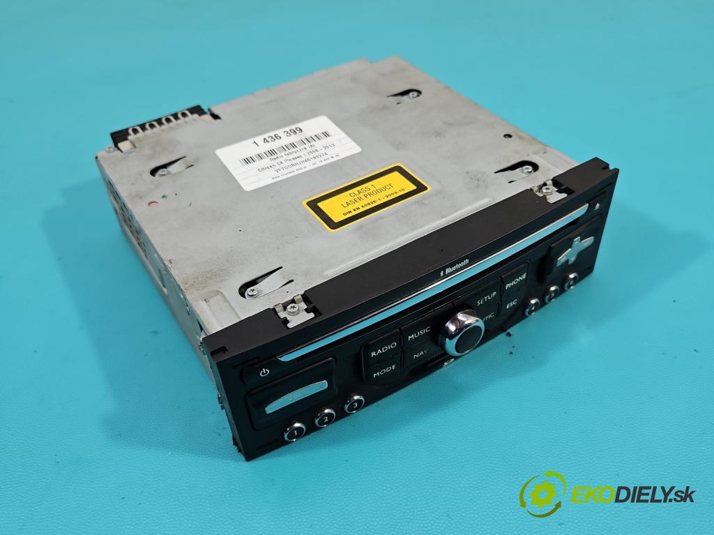 Citroen C4 Picasso I 2006-2013 2.0 hdi 136 HP automatic 100 kW 1997 cm3 5- Radio originál 96778659XT