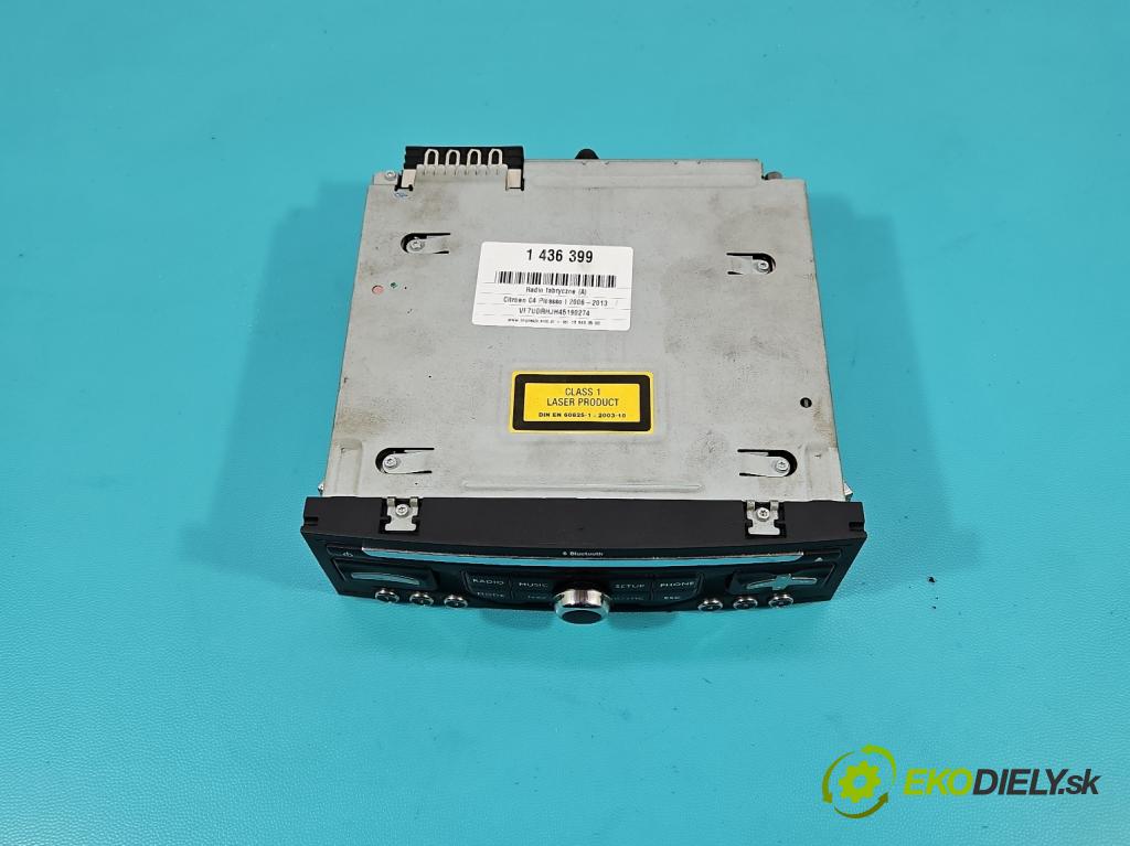 Citroen C4 Picasso I 2006-2013 2.0 hdi 136 HP automatic 100 kW 1997 cm3 5- Radio originál 96778659XT
