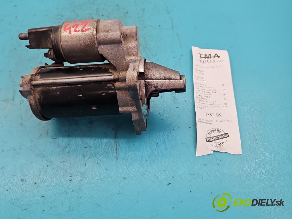 Opel Corsa E 2014-2019 1.4 16V 75 HP manual 55 kW 1398 cm3 3- štartér 25196021 (Štartér)
