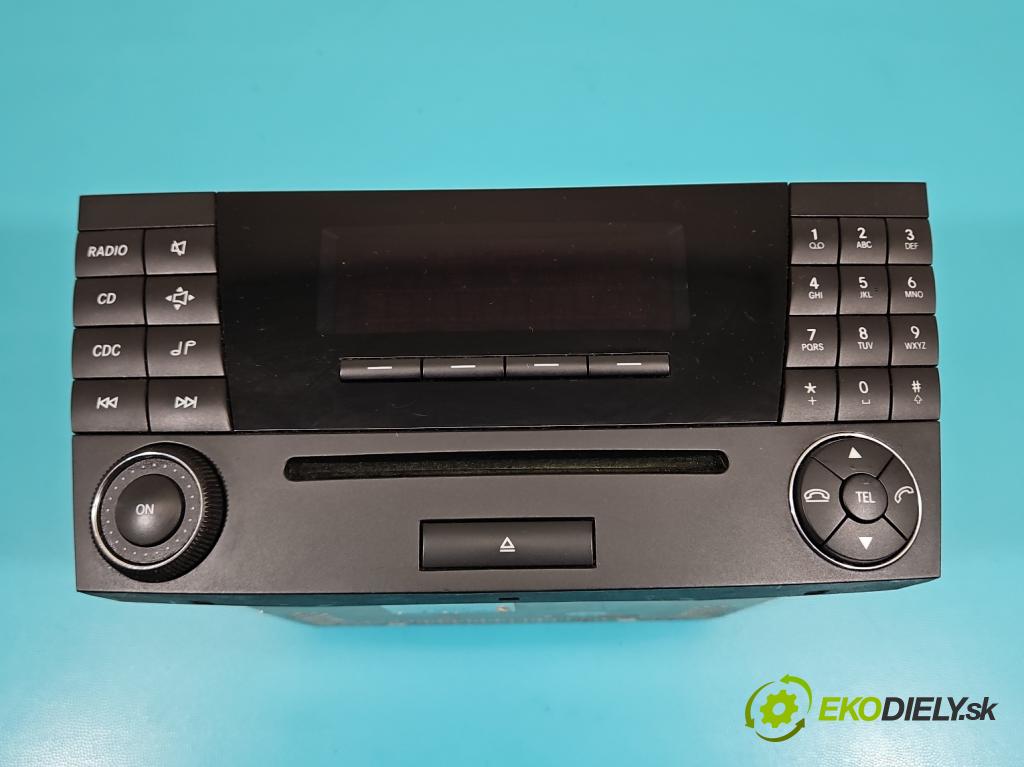 Mercedes E W211 2002-2009 2,2.0 cdi 122 HP automatic 90 kW 2148 cm3 4- Radio originál A2118209889