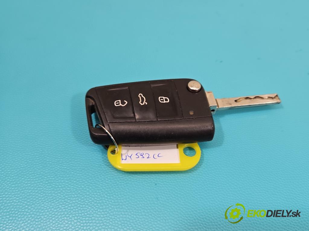 Skoda Fabia III 2014- 2021 1.2 TSI 90 hp manual 66 kW 1197 cm3 5- spínací skříňka 6C0905865 (Spínací skříňky a klíče)