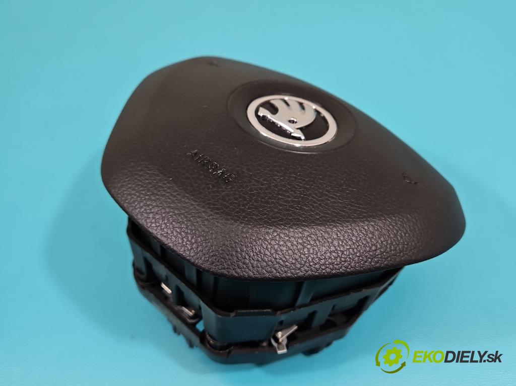 Skoda Fabia III 2014- 2021 1.2 TSI 90 HP manual 66 kW 1197 cm3 5- airbag vzduch: Řidiči: 6V0880201A (Airbag)