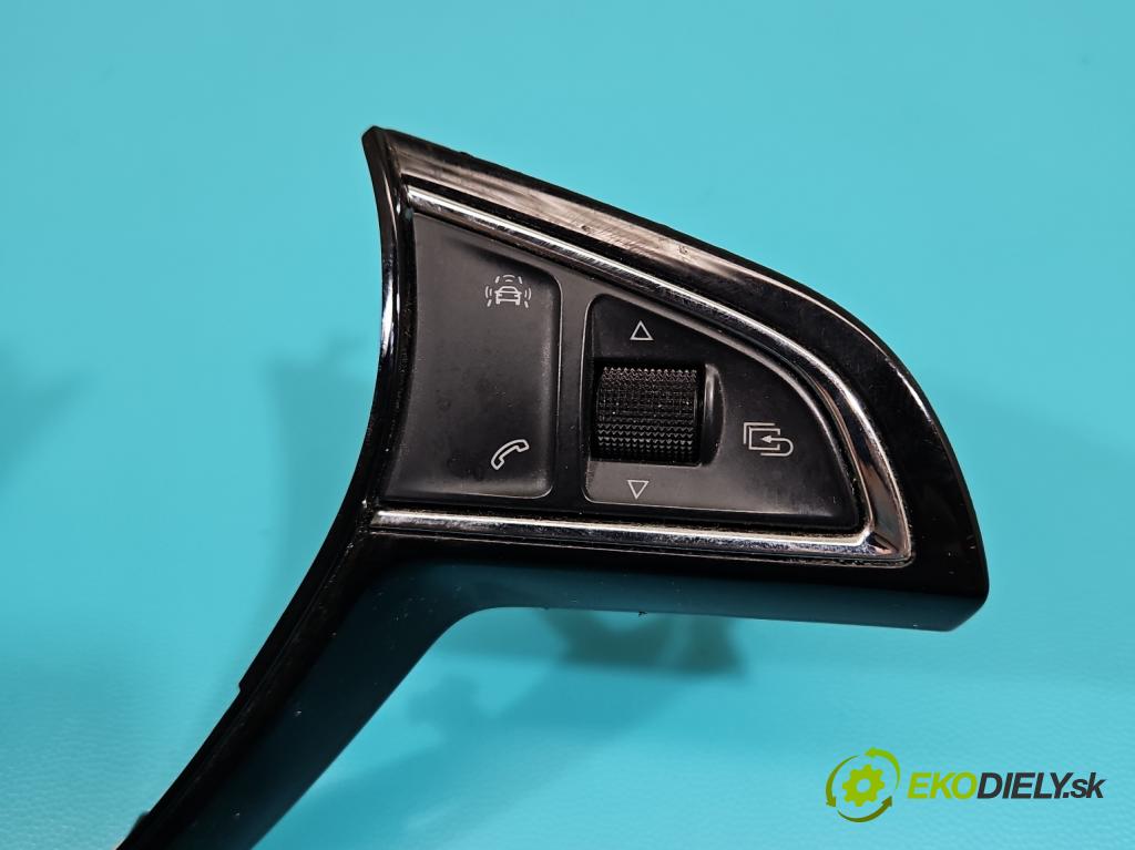 Skoda Fabia III 2014- 2021 1.2 TSI 90 HP manual 66 kW 1197 cm3 5- prepínač multifunkční: řízení: 5E0419686A (Prepínacie páčky pod volantom)