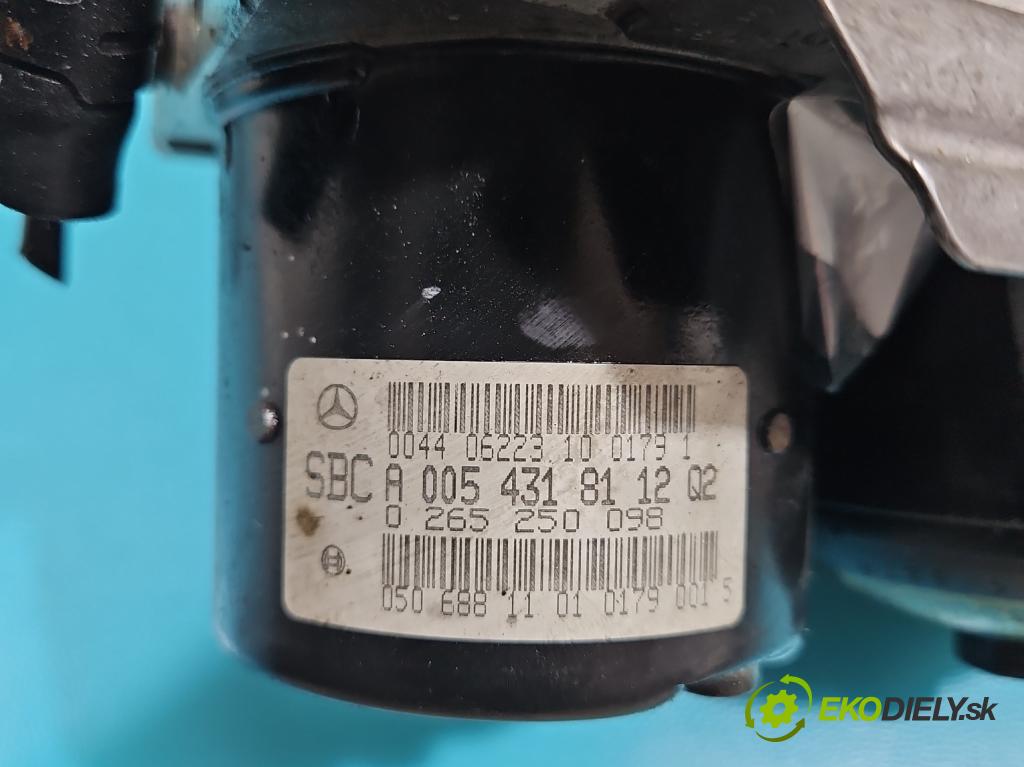 Mercedes E W211 2002-2009 2,2.0 cdi 122 HP automatic 90 kW 2148 cm3 4- čerpadlo abs 0265250098 (Pumpa ABS)