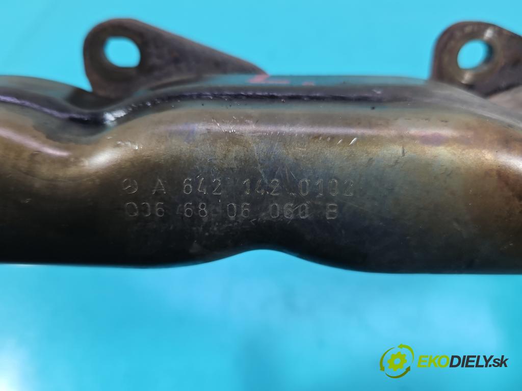 Mercedes S W221 2005-2013 3.0 CDI 211KM automatic 155 kW 2987 cm3 4- potrubí výfuk A6421420102 (Výfukové potrubí)