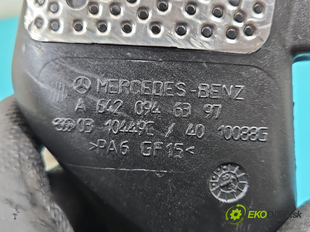 Mercedes S W221 2005-2013 3.0 CDI 211KM automatic 155 kW 2987 cm3 4- průtokoměr: A6420946397 (Váha vzduchu)